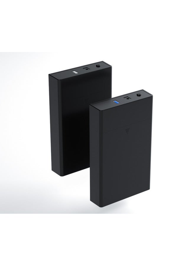 3.5 Inch Hard Disk Box SATA Serial USB2.0 Tool-free HDD Desktop Computer External Mobile Hard Disk Box-Color:GX-S353U2