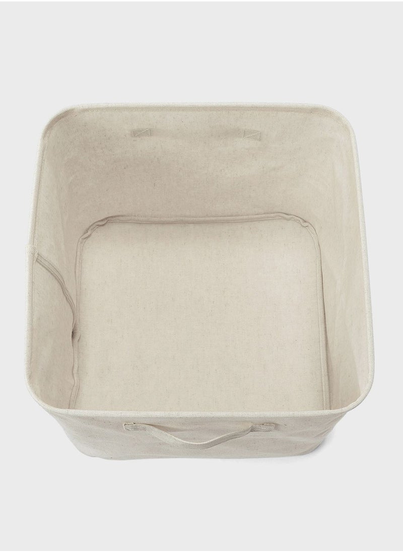 MUJI - Polyester Linen Soft Box - Image 1
