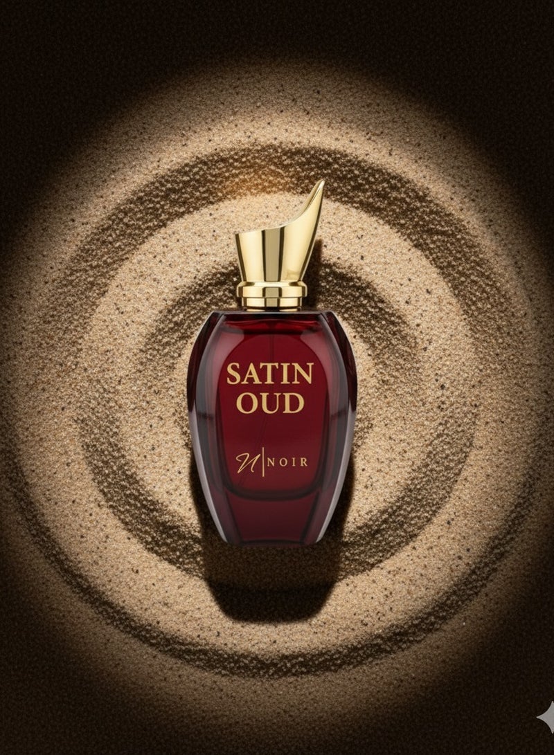 noir Satin Oud EDP | Intense Rose Oud and Vanilla Unisex Eau de Parfum | Long-Lasting Luxurious Scent | 80ml - Image 5
