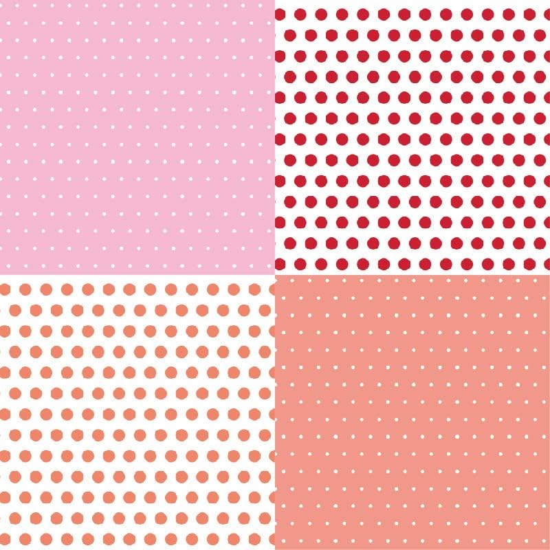 DESEACO 24 Sheets 6x6 Pattern Pad – Bright Rainbow Dot Designs for Scrapbooking, Card Making, Journals, DIY Crafts, Single-Side Craft Sheets - Image 3