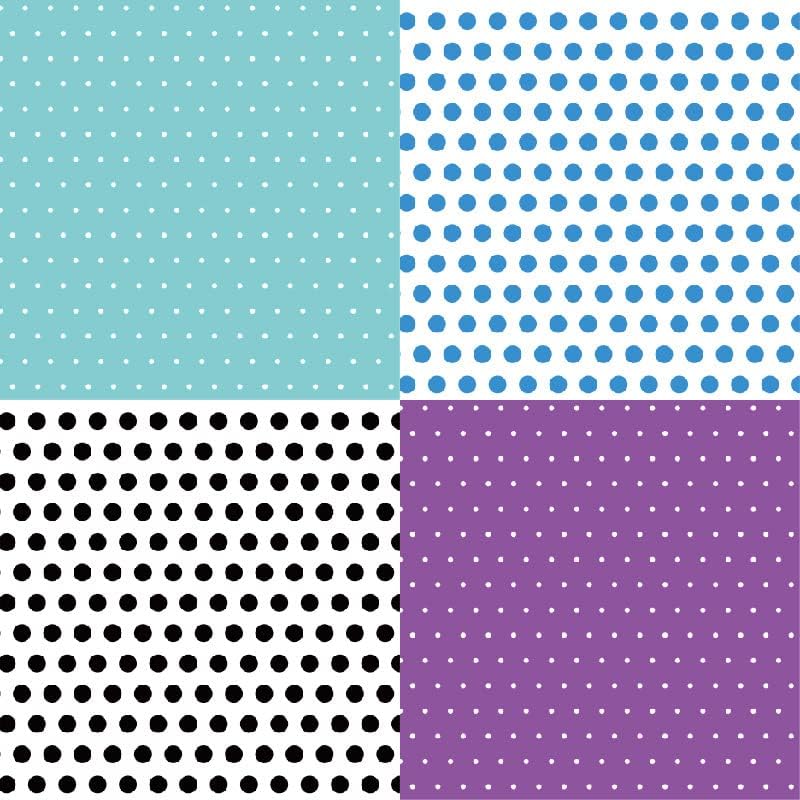 DESEACO 24 Sheets 6x6 Pattern Pad – Bright Rainbow Dot Designs for Scrapbooking, Card Making, Journals, DIY Crafts, Single-Side Craft Sheets - Image 4