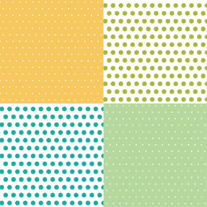 DESEACO 24 Sheets 6x6 Pattern Pad – Bright Rainbow Dot Designs for Scrapbooking, Card Making, Journals, DIY Crafts, Single-Side Craft Sheets - Image 5