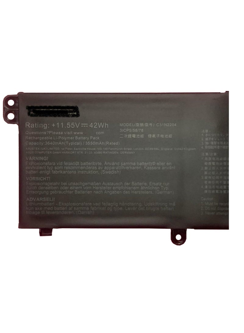 Terabyte بطارية لابتوب بديلة C31N2204 لسلسلة ASUS Vivobook Go 14 E1404 E1404FA E1404GA - Image 2