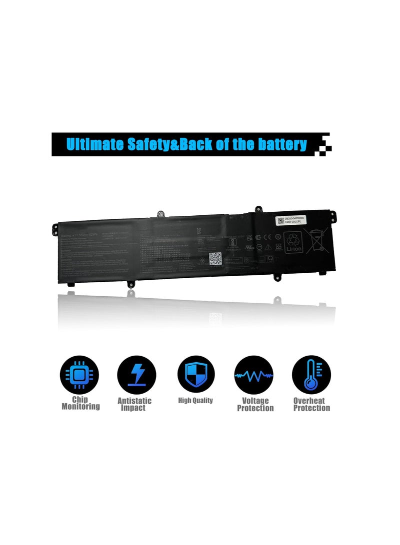 Terabyte بطارية لابتوب بديلة C31N2204 لسلسلة ASUS Vivobook Go 14 E1404 E1404FA E1404GA - Image 3