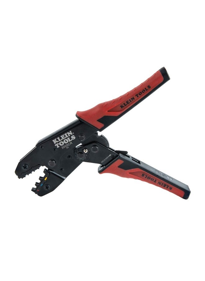 Klein Tools Crimper Tool Ratcheting Insulated Terminal Wire Crimper For 10 To 22 Awg Wire And Copper Cable 3005Cr  - Image 2