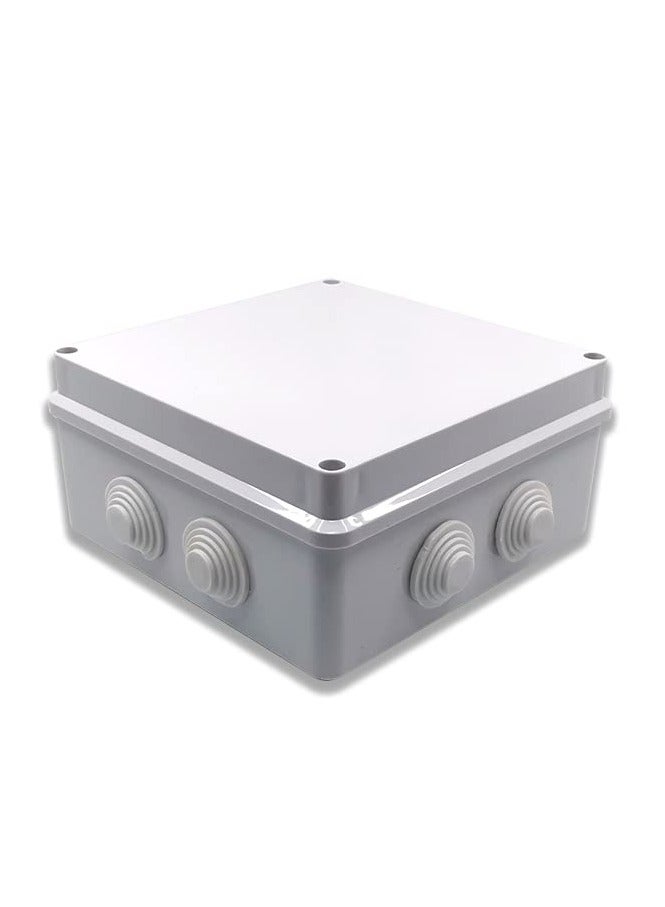 fujistar FS-AB150SQ Adapter Box – Weatherproof Electrical Junction Box 15 x 15 x 7 cm for Safe Indoor and Outdoor Electrical Connections  - Image 1