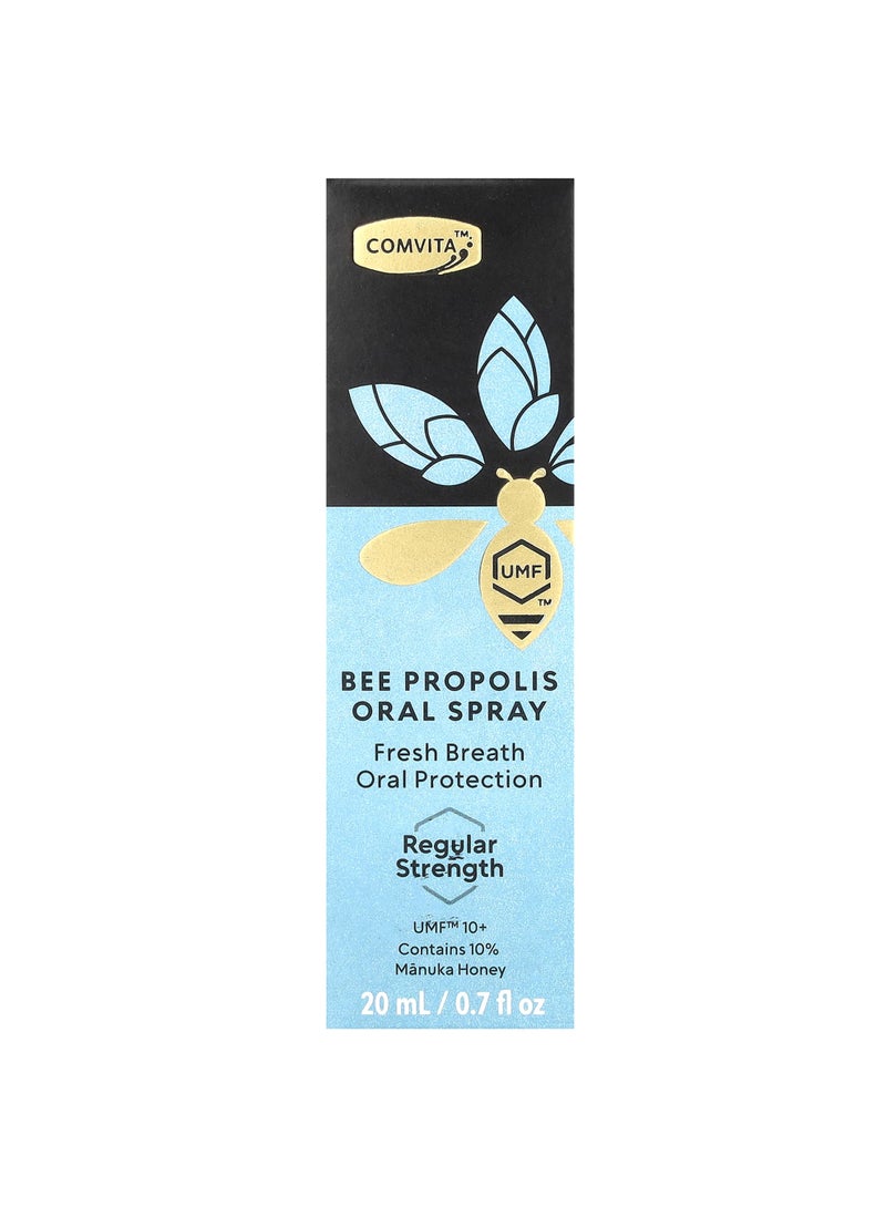 Bee Propolis Oral Spray, Regular Strength, UMF 10+, 0.7 fl oz (20 ml)