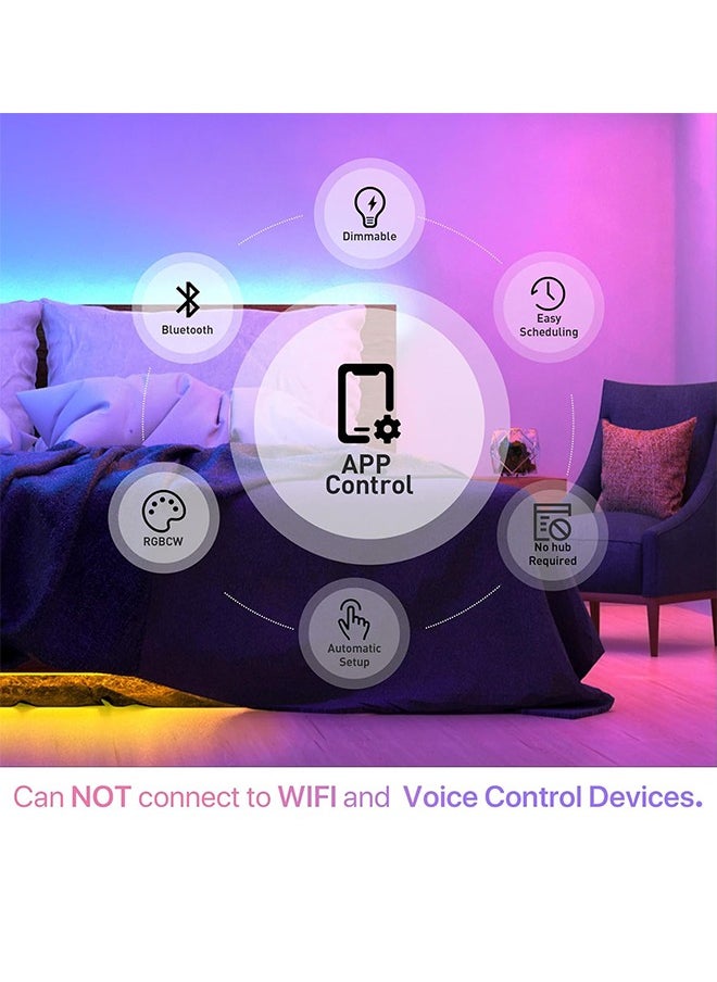 Lemon - 2 Pack Bluetooth Smart Bulb, 9W Light Bulb, LED home light bulb Compatible with Alexa, Echo - Google Home Assistant, Have Multi Colors - Image 1