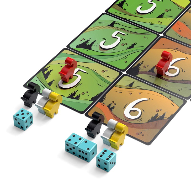 BOARD GAME TABLES.COM ماعز الجبال - لعبة لوحية - من 2 إلى 4 لاعبين - وقت لعب 20 دقيقة - Image 2