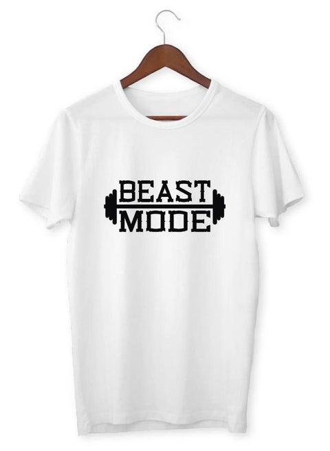 Men’s Soft T Shirt Printed Beast Mode