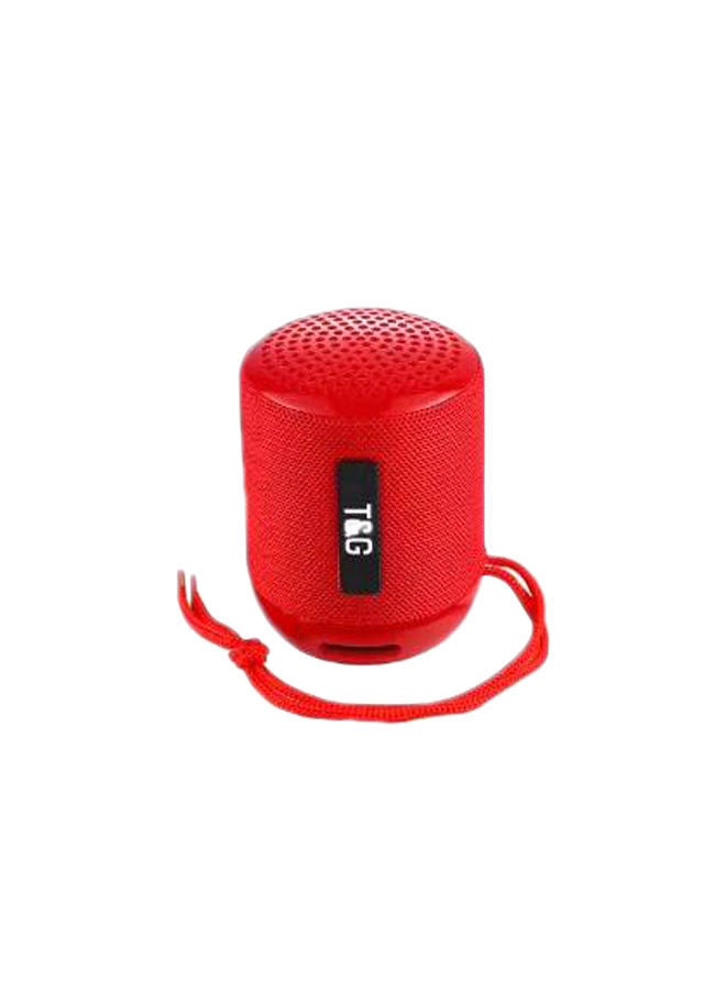 NIBEMINENT Portable Bluetooth Speaker Red