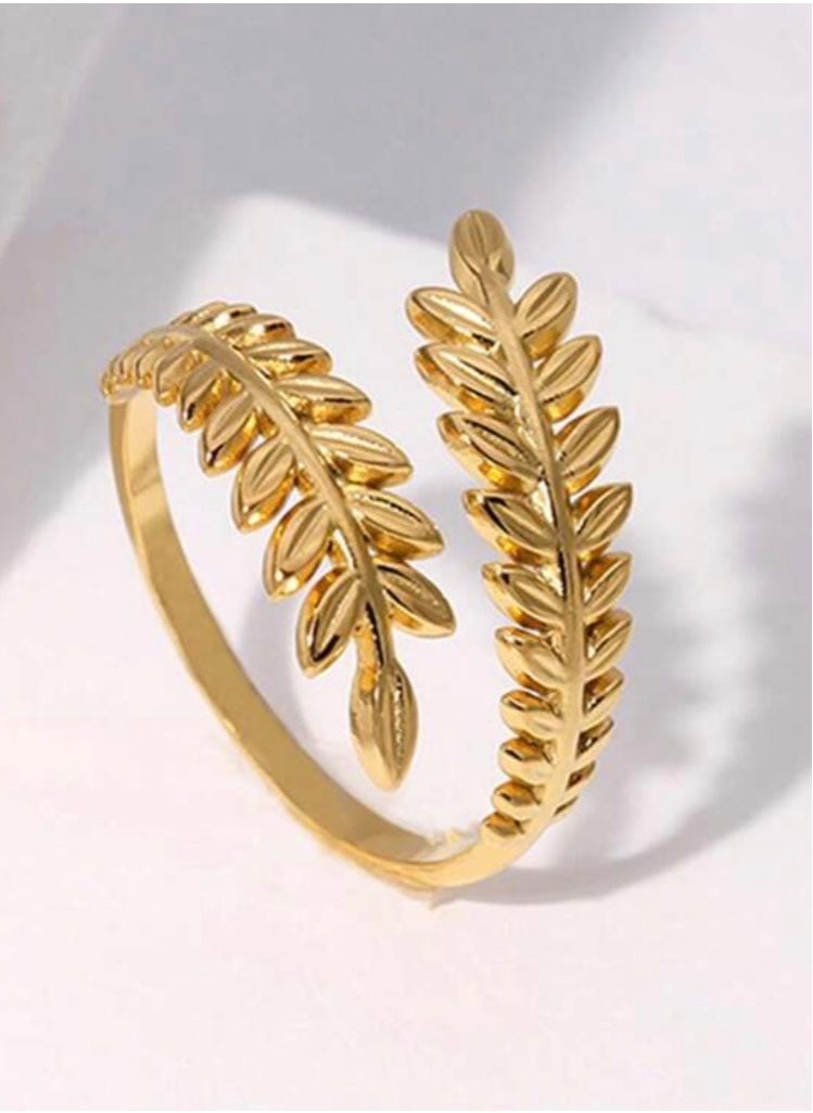JewelryPalace 18k Gold Plated Stainless Steel Ring For Women  - Image 2