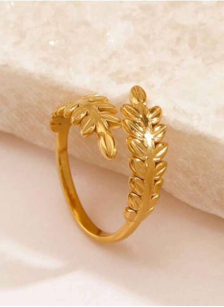 JewelryPalace 18k Gold Plated Stainless Steel Ring For Women  - Image 5