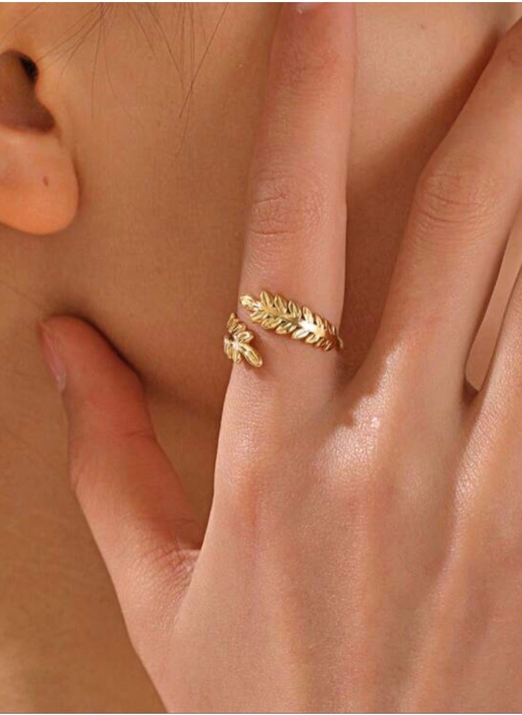 JewelryPalace 18k Gold Plated Stainless Steel Ring For Women  - Image 4