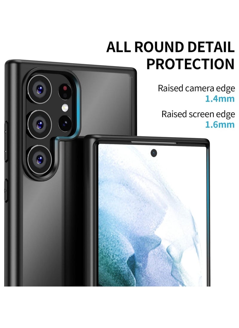 Mmmon - Compatible With Samsung Galaxy S24 Ultra Case,Anti-Fingerprint,Scratch-Resistant Hard Acrylic PC Back Cae for Samsung Galaxy S24 Ultra - Image 1