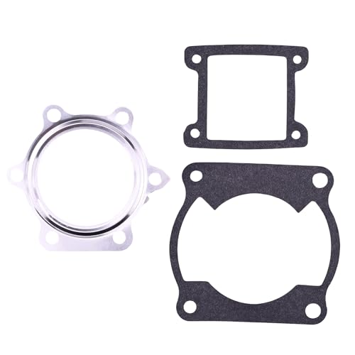 WQSING Cylinder Head Piston Ring Gasket Top End Kit Compatible with Yamaha YFS200 Blaster 200 1988-2006 195cc 66mm 2XJ-11311-02-00 2XJ-11111-00-00 3JM-11351-02-00 - Image 5