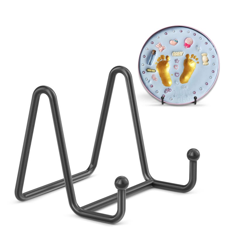 TRLife TR-LIFE 3 Pack 3 Inch Plate Stands for Display - Small Easel Holder Stand for Picture, Decorative Plate, Platter, Book, Photo - Image 1