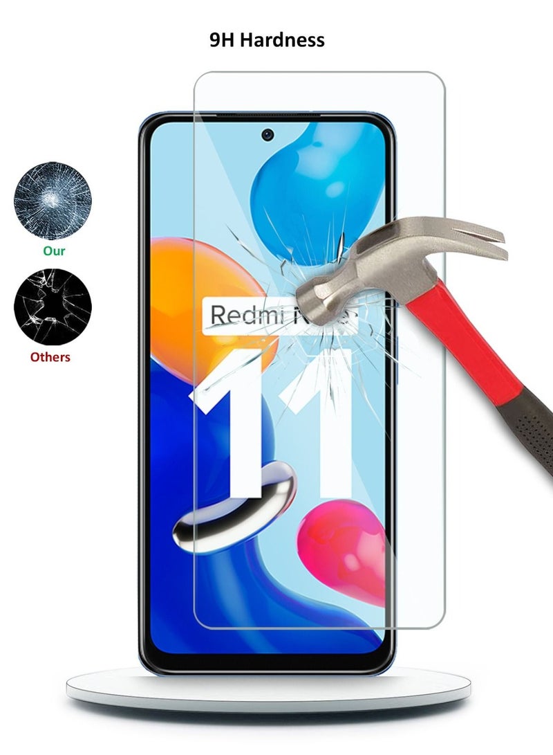 Techie Anti Reflection Anti Bubbles 9H Hardness HD Tempered Glass Screen Protector For Xiaomi Redmi Note 11 - Image 5