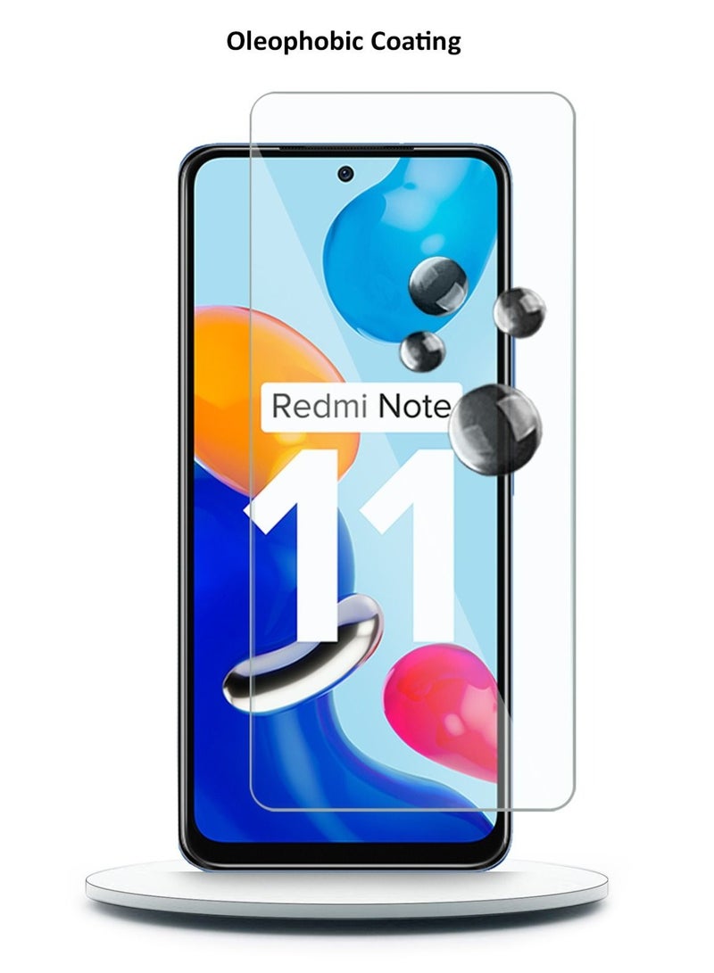 Techie Anti Reflection Anti Bubbles 9H Hardness HD Tempered Glass Screen Protector For Xiaomi Redmi Note 11 - Image 4