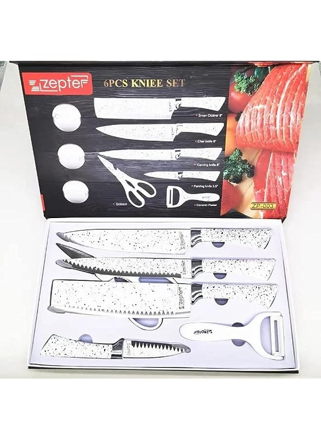 zepter - Home Hero Knife Set of 6 with sharp corner blades - Image 1