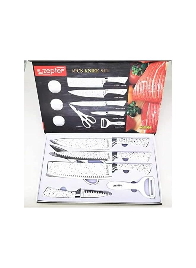 zepter - Home Hero Knife Set of 6 with sharp corner blades - Image 1