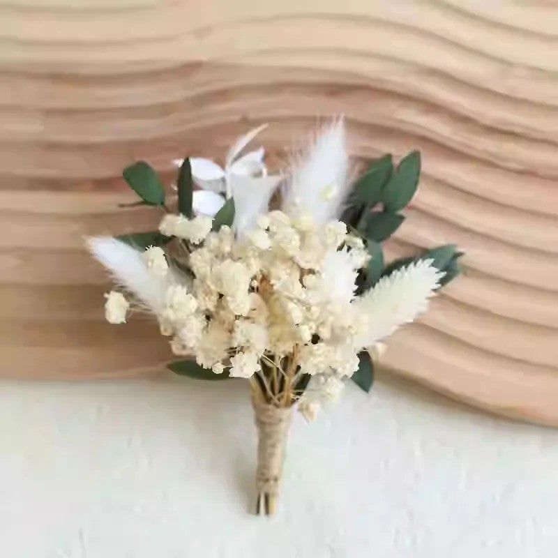 Bluejw New Hot Sale Mini Dried Flower Bouquet – Preserved Dried Plants for Wedding Decor, Long-Lasting Floral Arrangements Used by Florists - Image 5