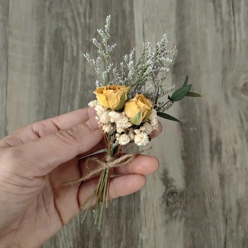 Bluejw New Hot Sale Mini Dried Flower Bouquet – Preserved Dried Plants for Wedding Decor, Long-Lasting Floral Arrangements Used by Florists - Image 3