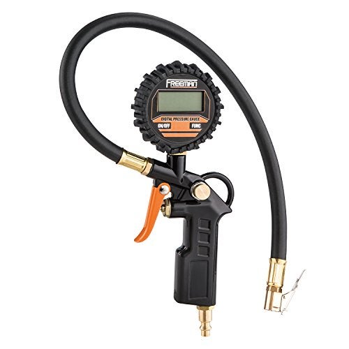 Freeman فريمان FATDTI مضخة هواء رقمية للإطارات مع مقياس ضغط LCD - Image 1