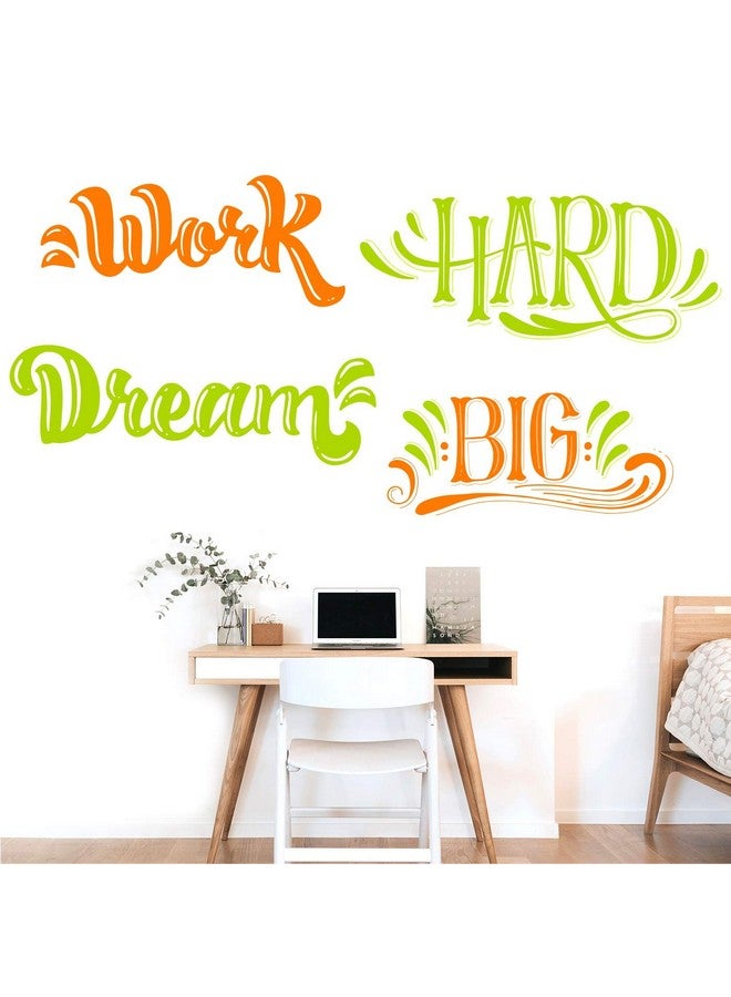 StickMe 'Work Hard Dream Big Inspirational Motivational Quotes Wall Sticker' -SM518 (Multi Colour, Vinyl - 95cm X 45 cm) - Image 1