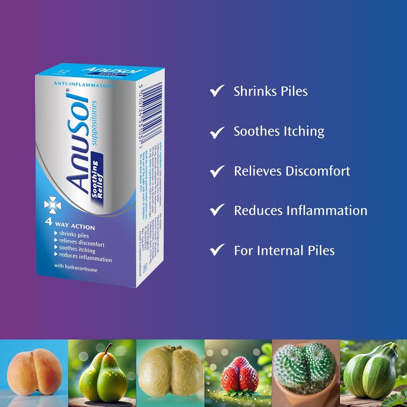 Anusol Soothing Relief Suppositories - Image 2