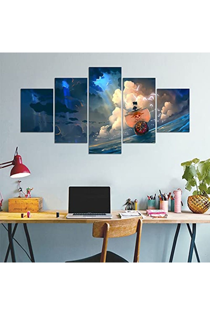 KAIWALK Anime One Piece Poster Zoro Print on Canvas Painting Wall Art for Living Room Decor Boy Gift (With Frame, 1) - Image 2