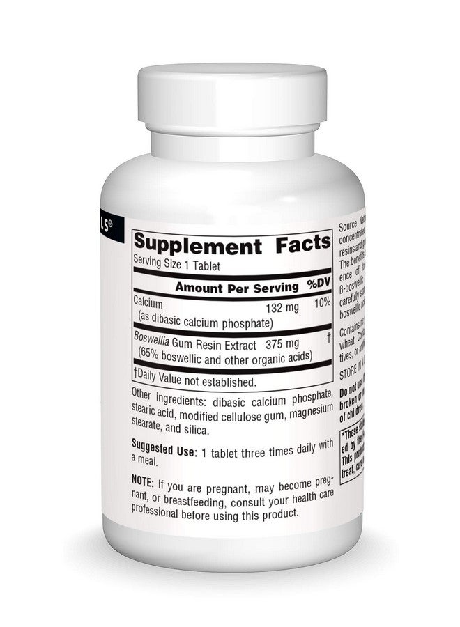 Source Naturals Boswellia Extract 243 Mg Dietary Supplement 100 Tablets - Image 4