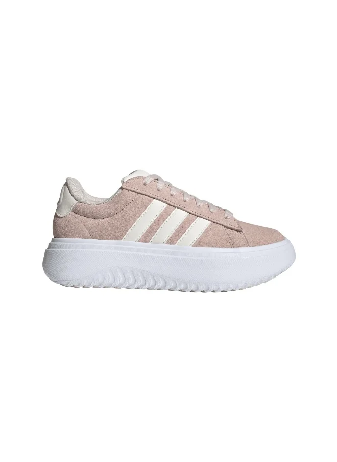 اديداس adidas Grand Court Platform Pink Sportwear Shoes 3