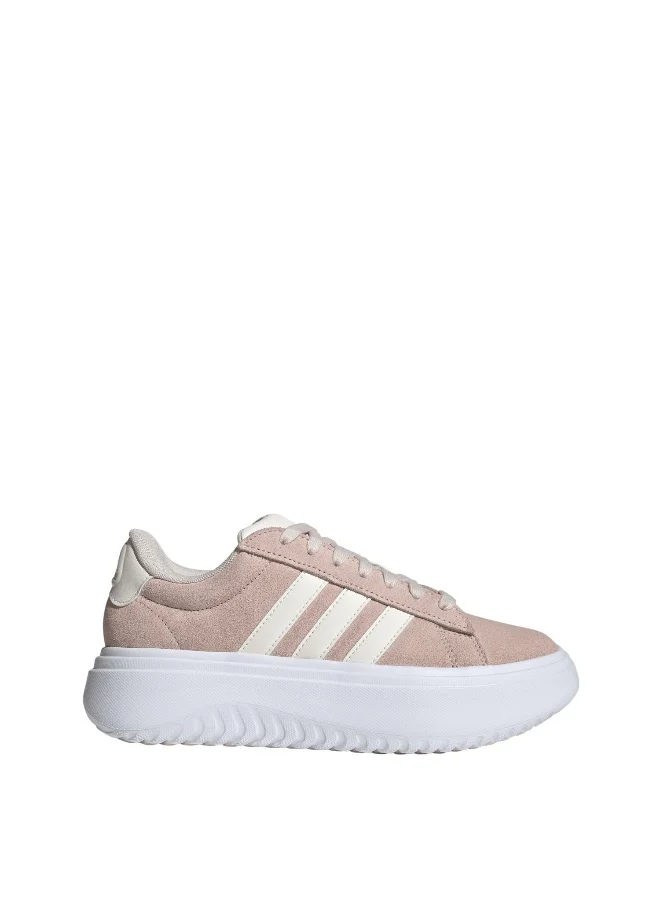 اديداس adidas Grand Court Platform Pink Sportwear Shoes 3