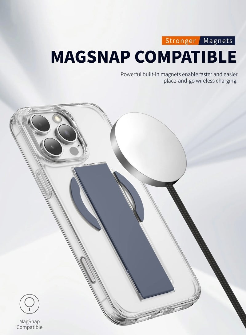 Techie حافظة آبل آيفون 16 برو الشفافة مع مغريپ، رفيعة للغاية، غطاء خلفي مغناطيسي مغسيف، سيليكون فاخر، حماية من السقوط، مقاومة للخدوش، مضادة لبصمات الأصابع - Image 3