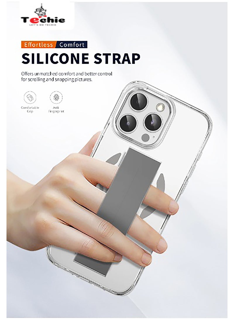 Techie حافظة آبل آيفون 16 برو الشفافة مع مغريپ، رفيعة للغاية، غطاء خلفي مغناطيسي مغسيف، سيليكون فاخر، حماية من السقوط، مقاومة للخدوش، مضادة لبصمات الأصابع - Image 5