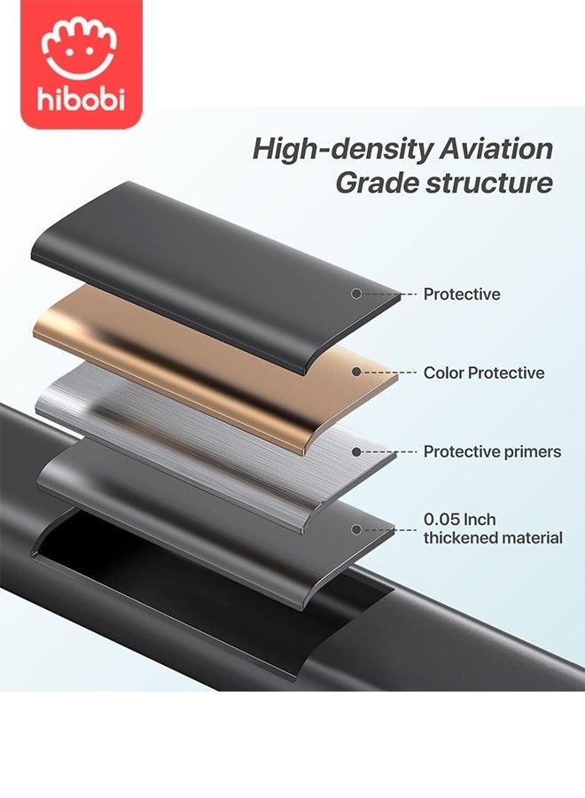 هيبوبي عربة أطفال متعددة الوظائف قابلة للطي باتجاهين، مع وضعية أمامية وخلفية قابلة للتعديل، مزودة بطاولة طعام، زاوية قابلة للتعديل، تصميم يسمح بالجلوس أو الاستلقاء - Image 5