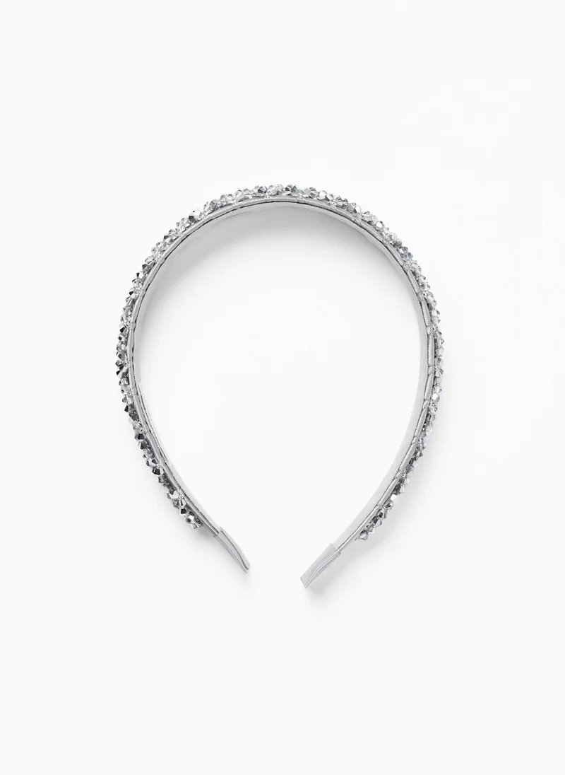 زيبي Zippy Satin Alice Band With Beads For Girls