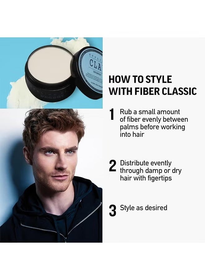 Styling clay men fiber pliable molding cream 100ml, Styling Hair Wax Clay matte Clay - Image 4