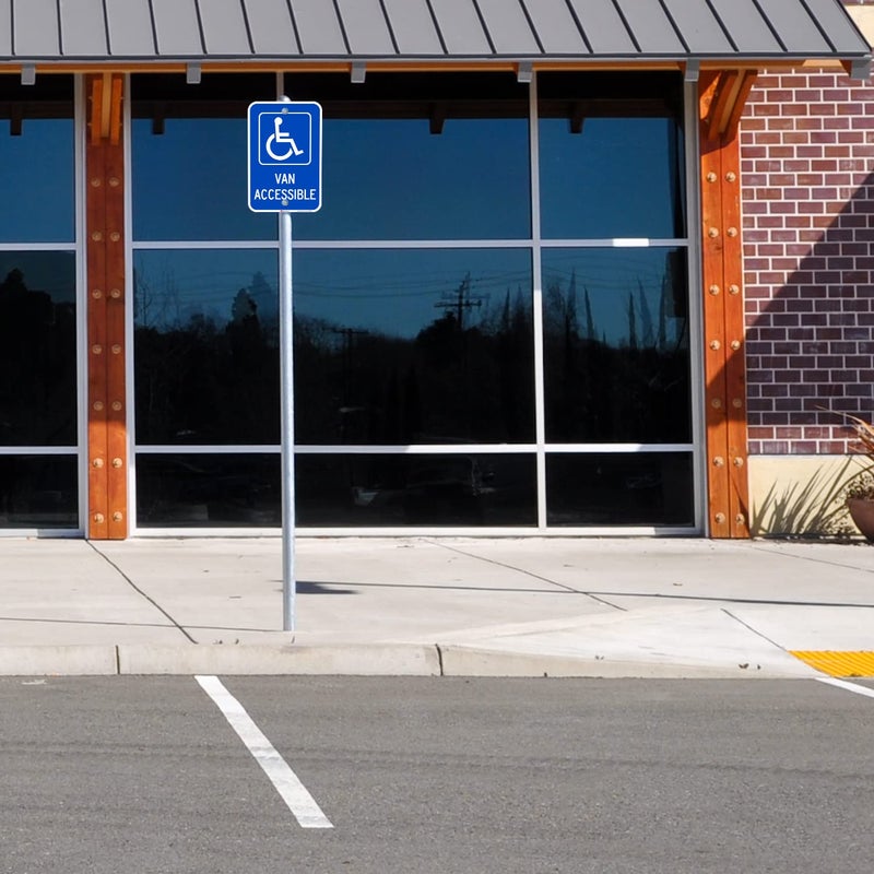 SmartSign - K-1533-EG-12x18-D2 "Van Accessible" Sign | 12" x 18" 3M Engineer Grade Reflective Aluminum - Image 3