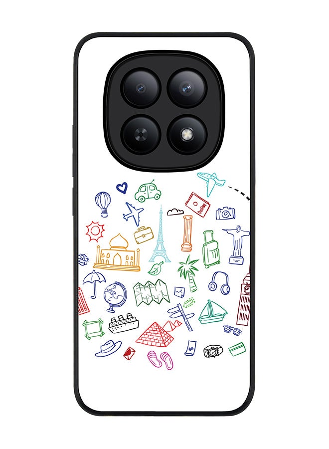 For Xiaomi Redmi Note 15 5G / Poco M8 Case,Slim fit Camera Protection, Shockproof Thin Phone cover  - Traveler