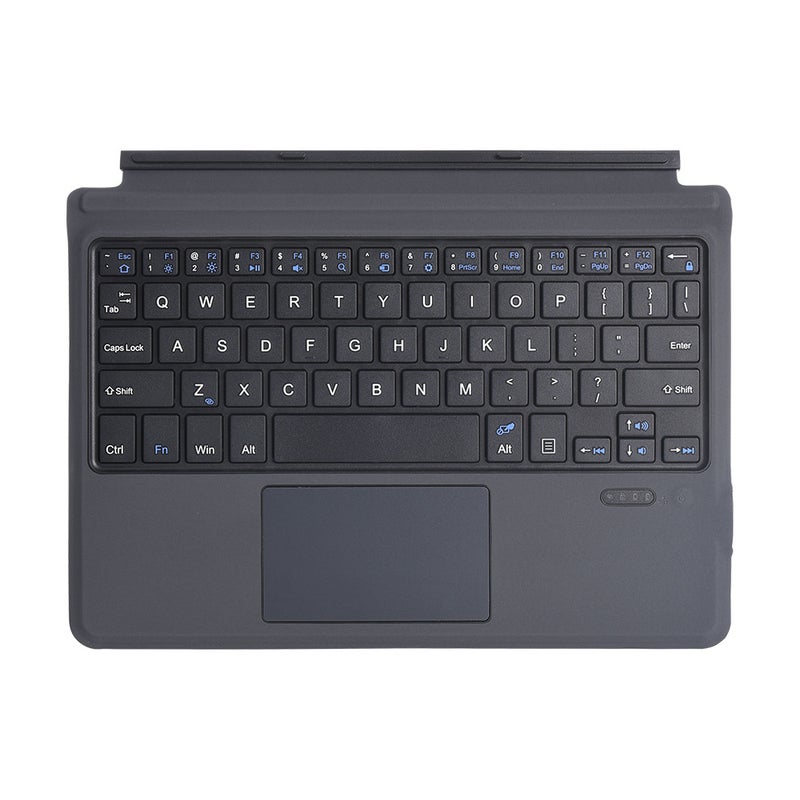 surface go bluetooth keyboard phonetic cangjie spanish multilingual luminous touch bluetooth keyboard Grey Black# 1087A [regular/5 Row Key]]