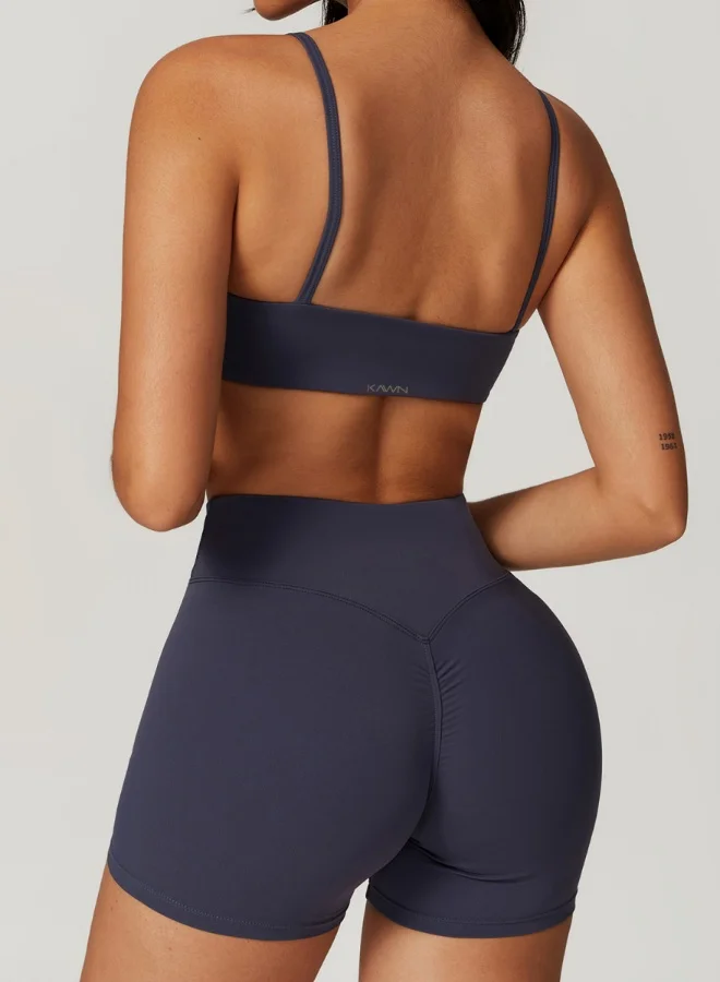 KAWN.YOGA Womens Scoop Neck Sports Bra
