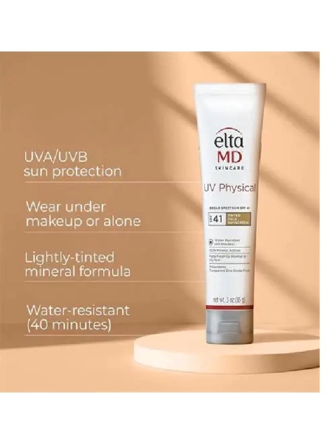 EltaMD UV Physical Broad-Spectrum SPF 41 Sunscreen, 3 oz (85 g) - Image 2