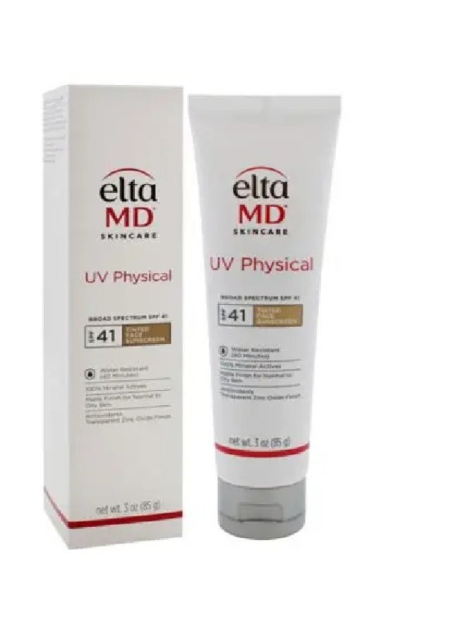 EltaMD UV Physical Broad-Spectrum SPF 41 Sunscreen, 3 oz (85 g) - Image 1