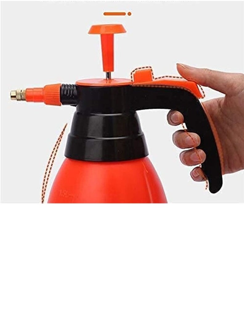 HAVEN - Water Spray Bottle | 2L Pneumatic Automatic Garden Sprayer | Orange - Image 1