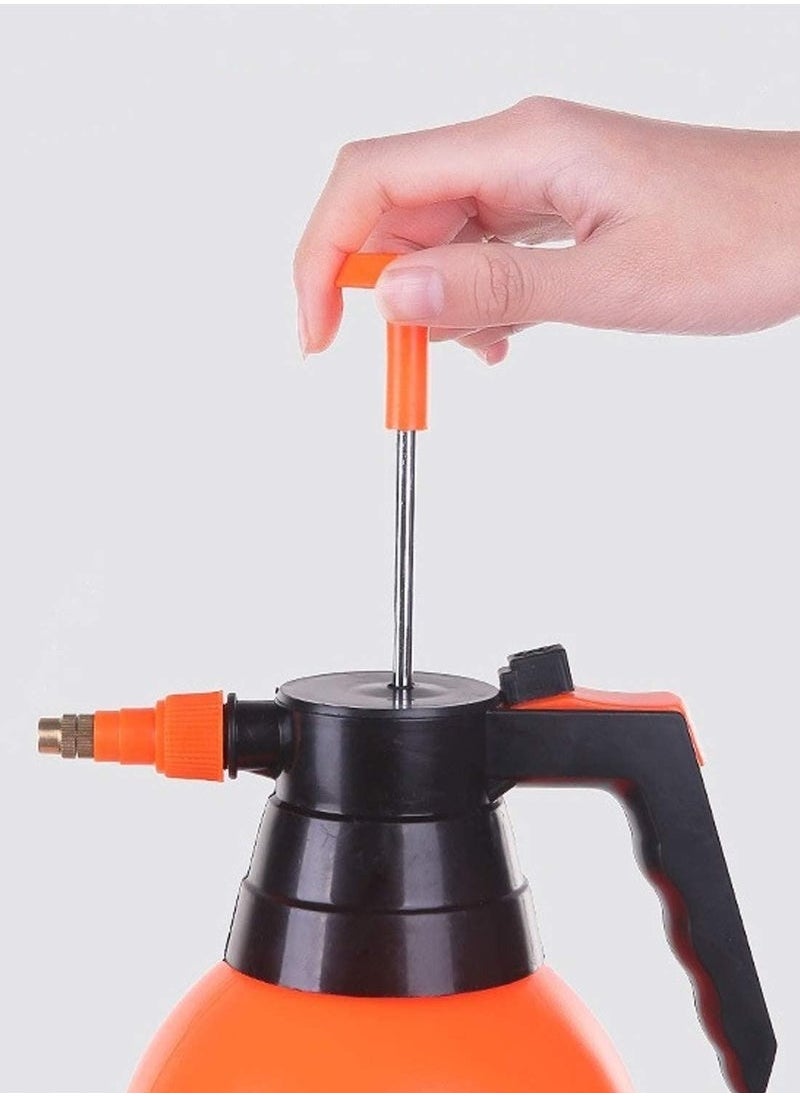 HAVEN - Water Spray Bottle | 2L Pneumatic Automatic Garden Sprayer | Orange - Image 1