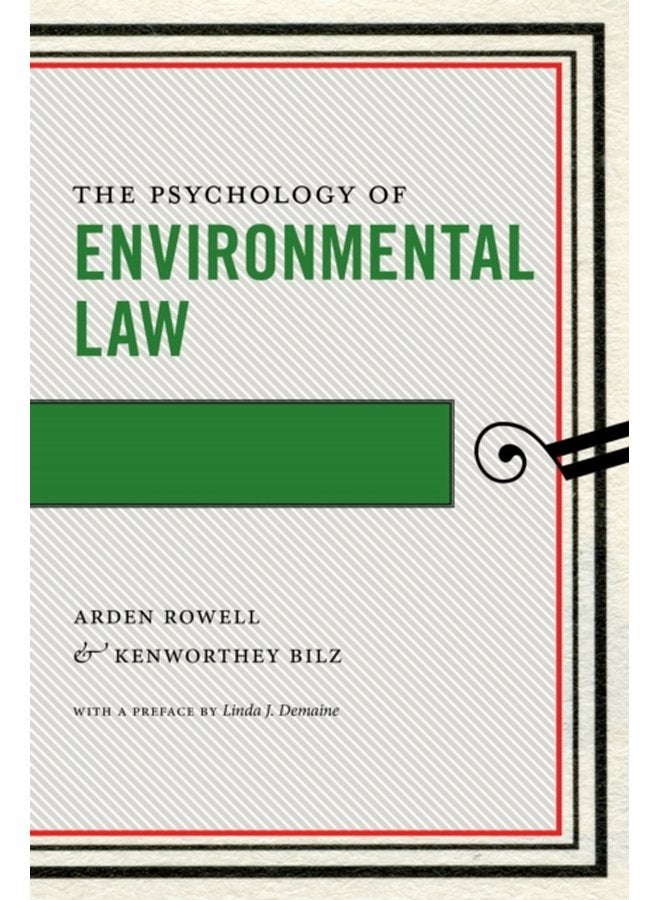The Psychology of Environmental Law - Paperback