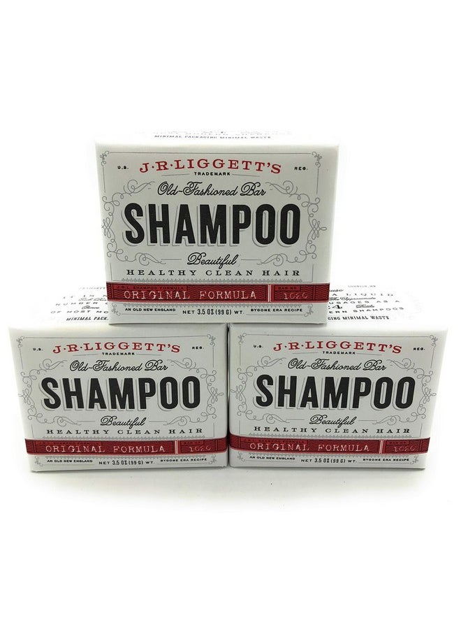 J·R·LIGGETT'S J.R. Liggett'S Shampoooriginal Oldfashioned Bar 3.5 Ounce (Pack Of 3)  - Image 1