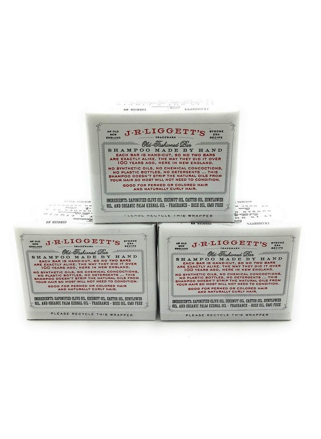 J·R·LIGGETT'S J.R. Liggett'S Shampoooriginal Oldfashioned Bar 3.5 Ounce (Pack Of 3)  - Image 3